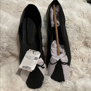 Zara Black and White Flats